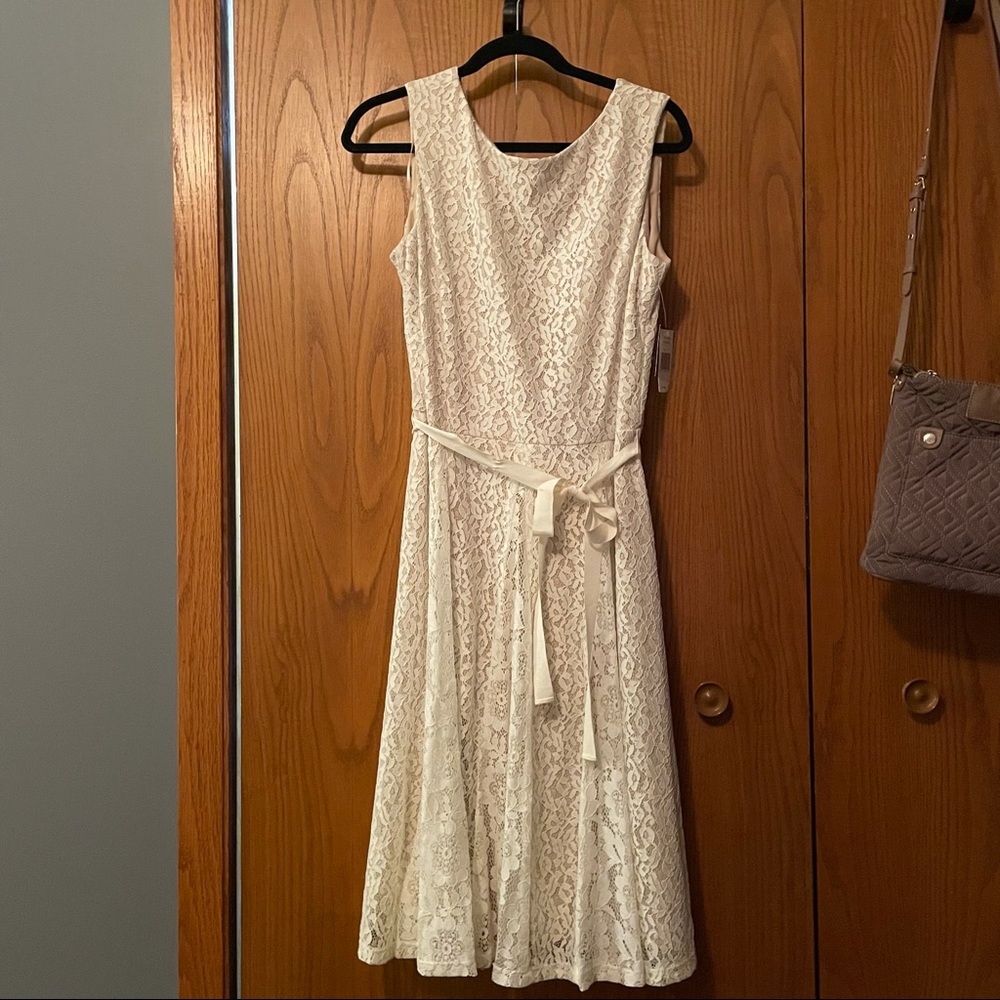 NWT Cream Lace Dress